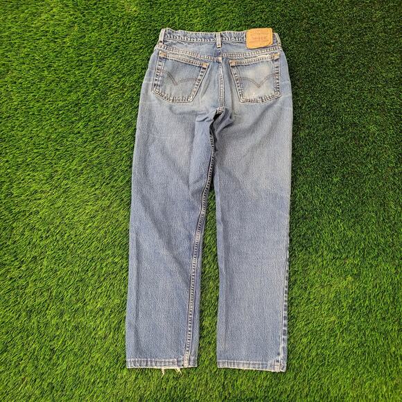 Vintage LEVIS 510 Ripped Jeans 30x29 Faded Stonewash - Picture 2 of 16